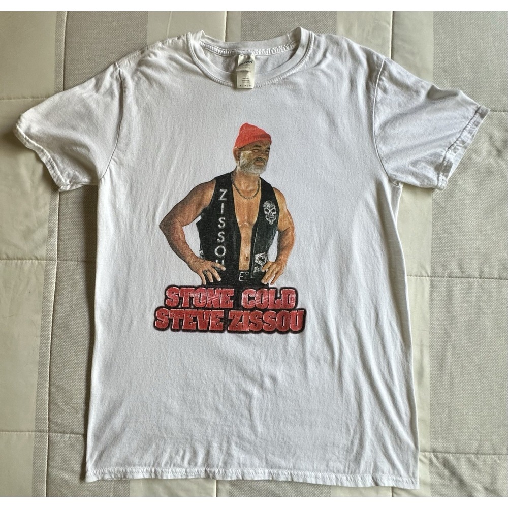 Stone Cold Steve Zissou shirt White Size Medium